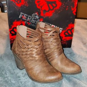 Fergalicious Weever-T Ankle Boots Wide Width